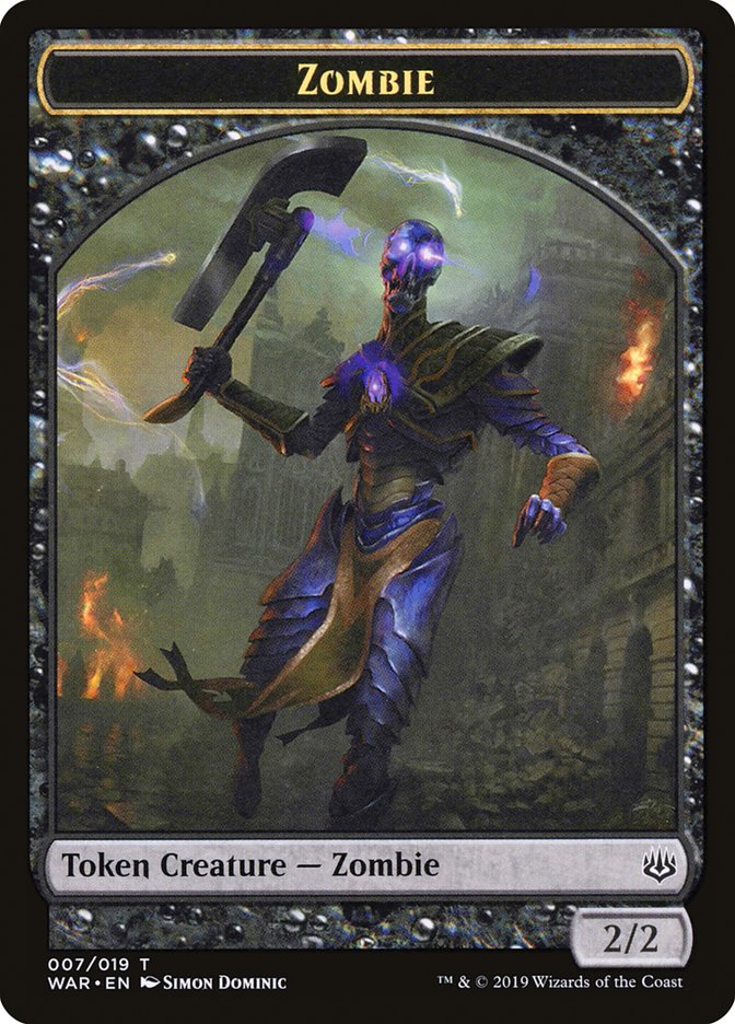 2/2 Zombie Token